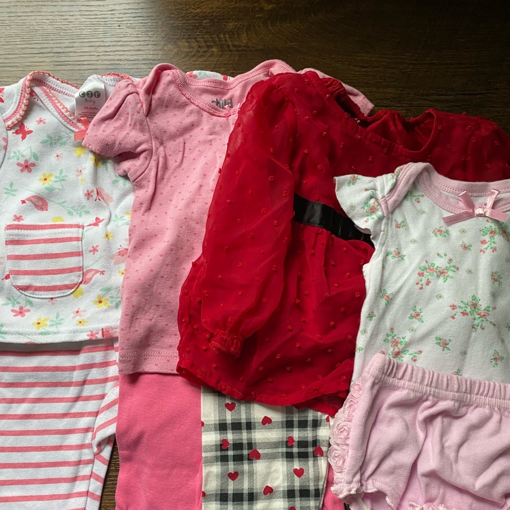 3-6 month spring outfits set of 4